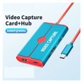 thumbnail image 2 of Video Capture Card Switch Dock for USB C to -Compatible Cable Adapter 1080P60Hz 100W PD ,enhances work efficiency, 2 of 5