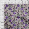 thumbnail image 2 of oneOone Tissu Polyester Spandex Violet Floral Rétro Projets de Couture Tissu Imprimé au Mètre 56 Pouces de Large, 2 of 5