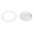 thumbnail image 1 of Coffee Pot Filter, Universal Coffee Pot Filter Disc Even Holes With Sealing Ring For Coffee Making For 3 People, 1 of 8