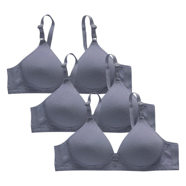Plebaso Bras for Women Wireless Push up Bralettes Full Coverage Padded Womens Everyday Bras Multipacks