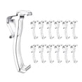 thumbnail image 1 of 2.5 Inch Curtain Trim Clips Vertical Blind Positioning Clips, Transparent Plastic Curtain Accessories for Window Treatments, Hidden Curtain Holders for Home Shop, 12 Per Pack, 1 of 6