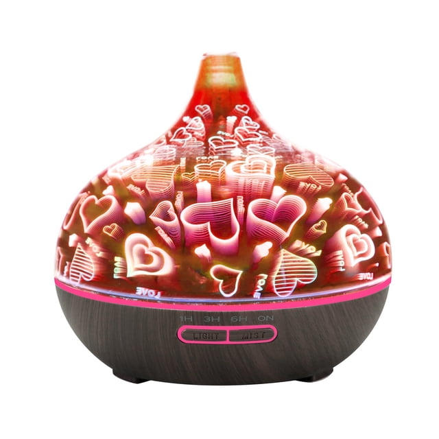 Boovnll Humidifiers for Bedroom, Night Light U Ltrasonic Aroma Diffuser Oil Humidifier Aromatherapy, Humidifier, Humidifier Large Room, Cool Mist Humidifiers for Bedroom