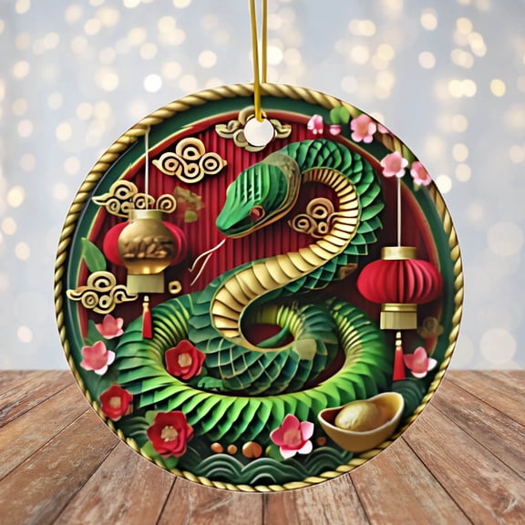 Meitianfacai Chinese New Year 2025 Ornament Year Of Snake Chinese Celebration Snake Keepsake Snake Gift Lunar New Year