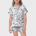 thumbnail image 2 of Giraffe Items for Girls 3 Piece Little Character Set Kid DIY Hand Painted Homewear Set Colouring Pajama Sets For And Girl Can Play With And Wea, 2 of 5