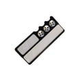 thumbnail image 5 of Decodeary Outil de Pointe de Queue de Billard Accessoires de Billard Outil de Réparation Tête de Club Plastique Noir 122x53mm, 5 of 5
