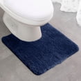 thumbnail image 3 of EQWLJWE Bathroom Rug Mat,Toilet Rugs U Shaped,Water Absorbent and Soft Bath Rug,Luxury Chenille Extra Thick U-Shaped Toilet Rug,Non-Slip Contour Mat for Bathroom Floor,Fluffy Soft,Absorbent Water, 3 of 5