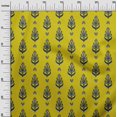 thumbnail image 2 of oneOone Tissu Polyester Lycra Feuilles & Paisley Imprimé Bloc 1 Yard 56 Pouces de Large, 2 of 4