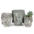 thumbnail image 3 of Buddha Head Planter / 7'', 3 of 5