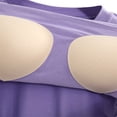 thumbnail image 4 of Timegard Chemises de Nuit pour Femmes à Manches Courtes, Col Ras du Cou, Robe de Nuit Décontractée avec Soutien-Gorge Intégré, 4 of 9