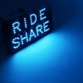 thumbnail image 1 of LED Light Sign For Car 7.5 X 4.5 Inch Windshield LED Car Sign With Suction Cups Text Led Light For Ride Driver, 1 of 2