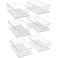 thumbnail image 4 of Sorbus Clear Stackable Plastic Storage Bins, Pantry Organizer Bin Containers, 4 of 7