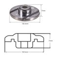 thumbnail image 4 of Electric Bass String Holder Round Bass Guitar Replacement Parts Accessory with Mounting Screws, 2-Pack, 4 of 7