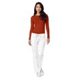 thumbnail image 4 of Adar T-Shirt de sous-Couche à Manches Longues pour Femme, Rouge Ocre, m, 4 of 7