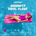 thumbnail image 3 of TRC Recreation Serenity 1.5" Thick Swimming Pool Float Mat, Flamingo Pink, 3 of 11