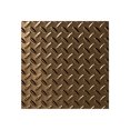 thumbnail image 1 of Fasade 12" x 12" Wall Panel Sample- Diamond Plate Oil Rubbed Bronze, Easy installation, 1 of 1