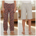 thumbnail image 2 of Munki Munki Pyjama Garçons et Hommes Ensemble de Bas de Pyjama 2 Pcs avec Imprimés Amusants - Gris (Très Petit), 2 of 3