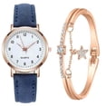 thumbnail image 1 of Bracelet de Montre en Cuir Montre à Quartz Classique pour Femme avec Cadran Lumineux, Bracelet en Cuir Mat, Petite Montre Ronde Rétro pour Femme avec Bracelet Bracelet pour Femmes Or, 1 of 1