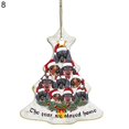 thumbnail image 2 of Hanging Pendant Christmas Series Pattern Weather Resistant Wood Door Decorating Sign Kids Gift, 2 of 9
