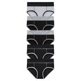 thumbnail image 4 of Culottes pour Femmes Culottes Femmes 5 Pcs Femmes Culottes Unies Patchwork Culottes Culottes sous-Vêtements Bikini sous-Culottes, 4 of 9