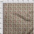 thumbnail image 2 of oneOone Tissu Polyester Lycra Imprimé Floral & Paisley Tissu BTY 56 Pouces de Large, 2 of 4