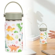WHEANG Insulated Kids Water Bottle Stainless Water Bottle With Lid & It Handle Leak Proof Water Bottles For School Boys Or Girls Travelling And Sports