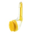 thumbnail image 1 of Hearth & Gear Pet Bath Brush Long Handle Grooming Brush With Shampoo Dispenser | Soft Silicone Cleaning Brush For Cats Dogs Rabbits | Liquid Adding Pet Massage Brush For Bathing Showering Pet Vacuum, 1 of 3