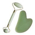 thumbnail image 1 of CEHVOM Planche de Grattage Ronde en Jade pour Masseur en Forme de Cœur Planche de Massage Facial, 1 of 2