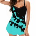 thumbnail image 1 of Womens Tankini Bathing Suit for Women Two Piece Bathing Suits Plus Size Swimsuit Swimsuits Tummy Control Swimwear, 1 of 9