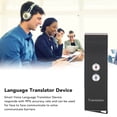 thumbnail image 3 of Translator Device 144 Languages, Real Time B 5.0, Handheld Smart Voice Translator with Synchronized Text Display, Aluminum Alloy Shell,for Travel, Work, Learning New Language, 3 of 7