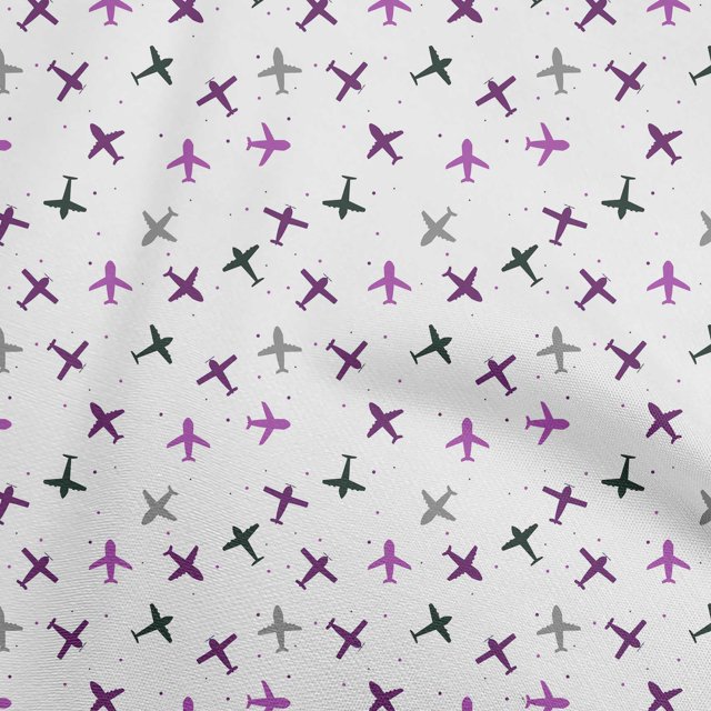oneOone Velvet Purple Fabric Travel Fabric For Sewing Printed Craft Fabric By The Yard 58 Inch Wide