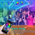 thumbnail image 3 of Bluetooth LED Light Strip 65.6FT/20M 5050 RGB Strip Lights Music Sync Color Changing Rope Lights FlexibTape Light Kit with APP Controller for Bedroom Home Kitchen, 3 of 7