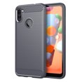 thumbnail image 1 of PANDACO Grey Brushed Metal Case for Samsung Galaxy A11, 1 of 4