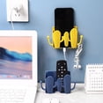 thumbnail image 2 of Wall Mounted Cactus Storage Box Punch-free Self-adhesive Remote Controller Mobile Phone Charging Organizer Holder Household Hook Bright Yellow, 2 of 8