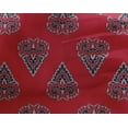 thumbnail image 4 of oneOone Georgette Viscose Fabric Leaves & Floral Block Print Fabric By The Yard 42 Inch Wide, 4 of 5