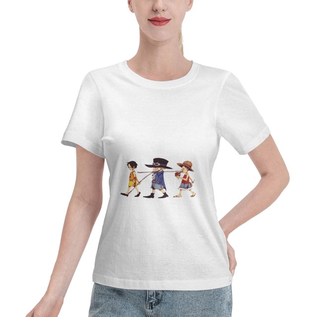 T-Shirt Basique à Manches Courtes pour Femmes une Pièce
