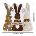thumbnail image 3 of EGNMCR Bathroom Rugs, Rugs for Living Room, Area Rug, Bath Mat Easter Bunny Drawing Floor Mat For Bedroom Porch Hallway Dorm Easter Home Decoration Easter Gift Polyester fiber floor m at, 3 of 7