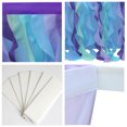 thumbnail image 4 of pitrice Tulle Table With Ruffles Wedding Birthday Party Baby Ruffle Skirt Chiffon Material and Easy to 185x77cm and Table blue, 4 of 6