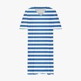 thumbnail image 4 of Pisexur Robes d'Été pour Femmes Mode Imprimé Floral Robe Décontractée Ample Col en V Manches Courtes Robes T-Shirt Fluide Surdimensionnée Robe de Plage avec Poches Grande Taille Mi-Mollet L-5TG, 4 of 5