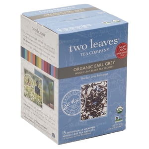 Two Leaves Earl Thé bio gris