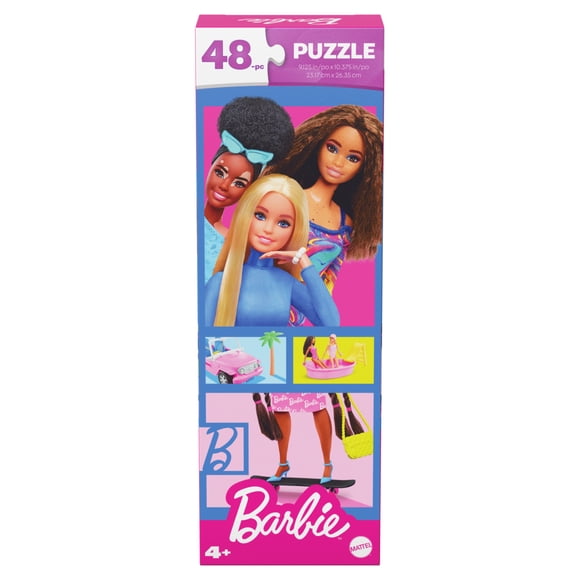 Spin Master Games, Barbie Puzzle, 48 Pieces, Kids Puzzle, Preschool Toys for Girls & Boys, Ages 4 & Up