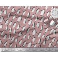 thumbnail image 2 of Soimoi Pink Rayon Fabric Penguin Ocean Printed Fabric 1 Yard 56 Inch Wide, 2 of 3