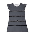 thumbnail image 4 of Économies d'Été! Robe d'Été pour Enfants, Robes Décontractées pour Filles en Solde, Robe d'Été à Manches à Volants pour Filles 4-14T, 4 of 5