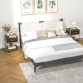 thumbnail image 2 of HOMCOM Bedside Table Set of 2, Nightstand with Drawer and Shelf, 2 of 9