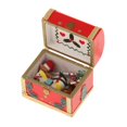 thumbnail image 1 of Christmas 1:12 Scale Miniature Treasure Chest Mini Treasure Box for Diorama Life, 1 of 9