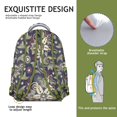 thumbnail image 4 of Abstract Paisley Art School Backpack Durable Students Backpack with Boho Vintage Floral Pattern and Elegant Ethnic Design, 4 of 6