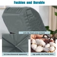 thumbnail image 3 of Outdoor Chaise Lounge Cushion Sunproof Waterproof Inlife Garden and Patio Rocking Chair Cushion, Deep Gray, 3 of 7