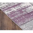 thumbnail image 4 of Lbaiet CH520Z57 Purple Lyanna 5 x 7 ft. Rectangle Area Rug, Purple, White & Gray, 4 of 4