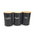 thumbnail image 4 of Storage Containers Product Category Set Of 3 Coffee Tea And Canister – Kitchen Storage Jars With Lid And Name Marker – Flour Container Product Title Storage Containers Set Of 3 Coffee Tea And Canister, 4 of 7