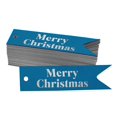 thumbnail image 1 of Inkdotpot Silver Foil Paper Hang Tags Merry Christmas Favor Tags 50 Pieces, 1 of 6