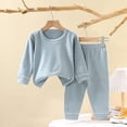 thumbnail image 2 of REDARER Girls Outfit Set Long Sleeve Top and Bottom Seamless Comfortable for Homewear Everyday Use Spring Autumn,Size:1-2 Years, 2 of 3